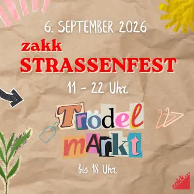 Sonntag ist Straßenfest!