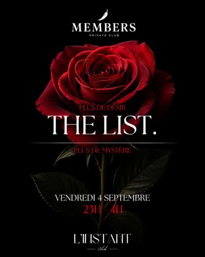 THE LIST. - MEMBERS PRIVATE CLUB