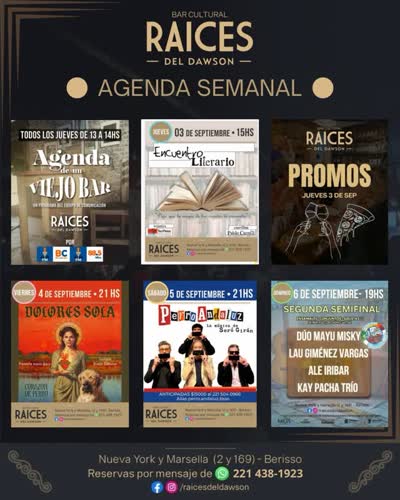 Agenda de un Viejo Bar - Septiembre en La Nueva York