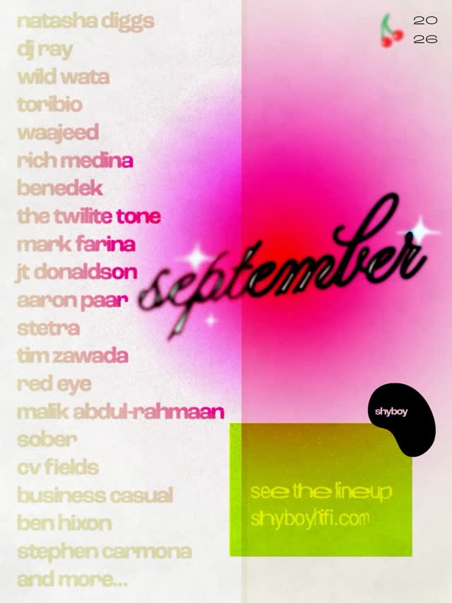 shyboy september 2026