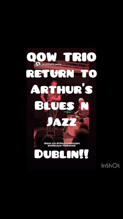 We’re coming back to Dublin!! We’ll be at @arthursbluesjazz on Saturday 12th September!