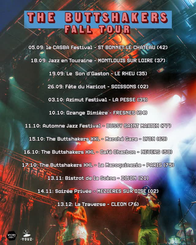 THE BUTTSHAKERS FALL TOUR