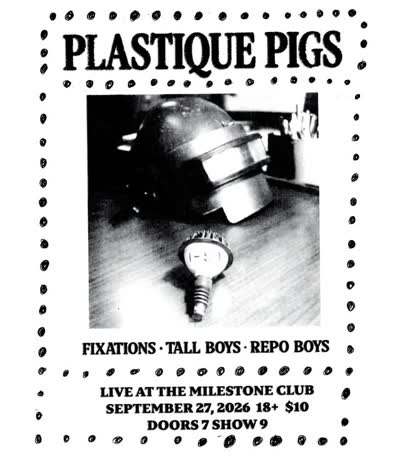 Plastique Pigs Live at the Milestone Club