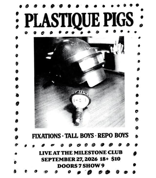 Plastique Pigs Live at the Milestone Club