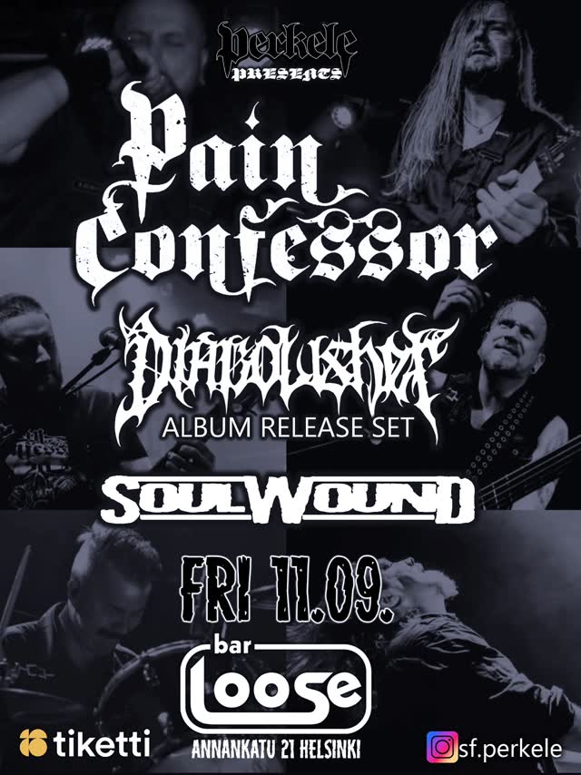 PAIN CONFESSOR messu HELSINGISSÄ