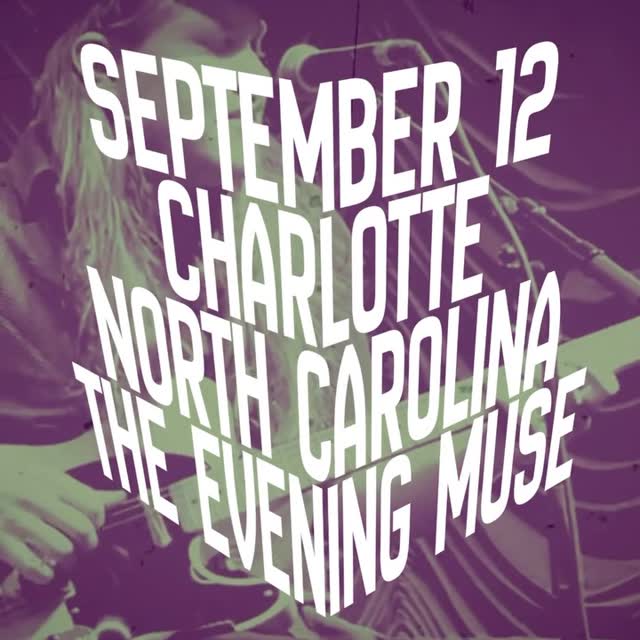 Charlotte! September 12th I’m bringing some friends with me to @eveningmuse to play some music for you!