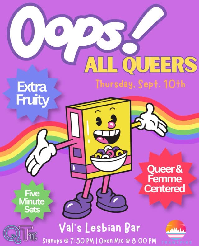 Oops! All Queers Open Mic