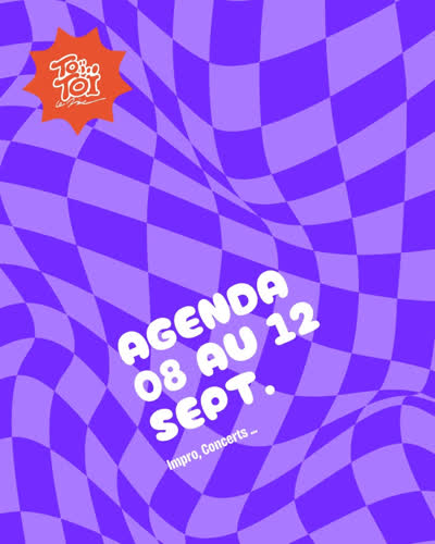 PROG TTZ du 8 au 12 sept - Concerts et événements culturels
