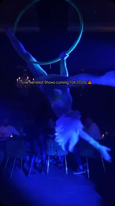 Live Aerialist Shows coming Fall 2026
