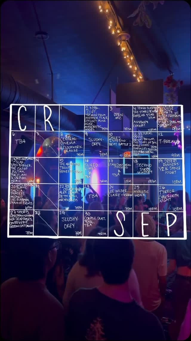 SEPTEMBER @ CR