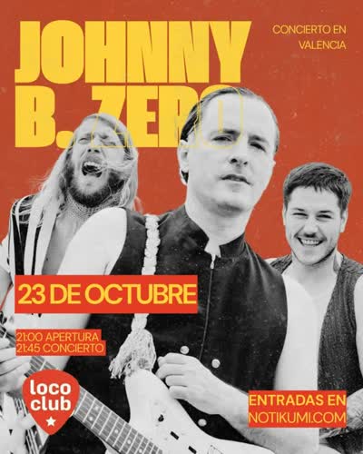 Concierto en Valencia el 23 de octubre en @lococlubvalencia