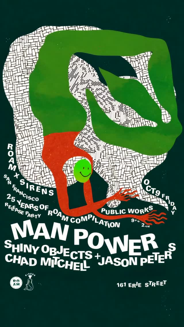 Roam x Sirens: Man Power. 25 Years of Roam