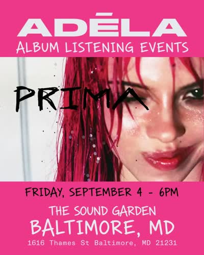 Adéla "PRIMA" Listening Party