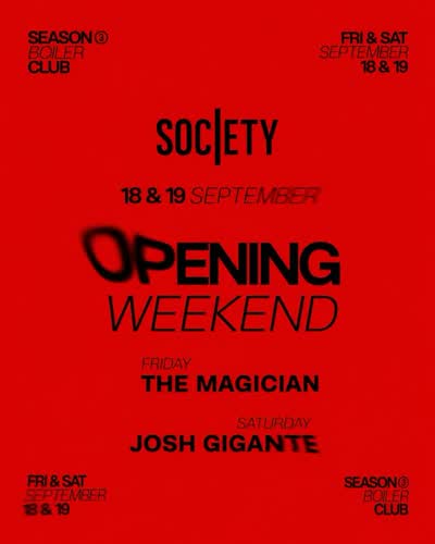 Season 3 Boiler Club Society Opening Weekend