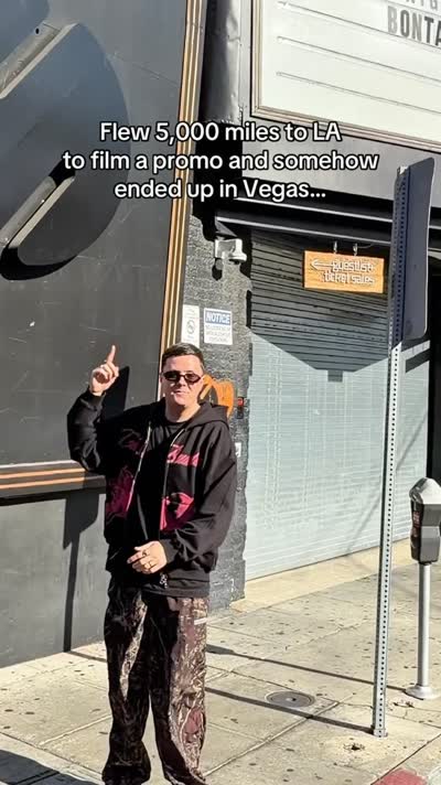 Vegas got the better of me 🤷‍♂️

Flew 5,000 miles to film some promo for my LA show but ended up here instead...

@sound_nightclub 4th September... see you there 👀