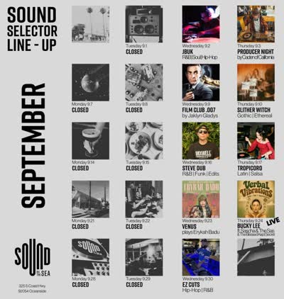 SEPTEMBER 2026 @ Sound by the Sea