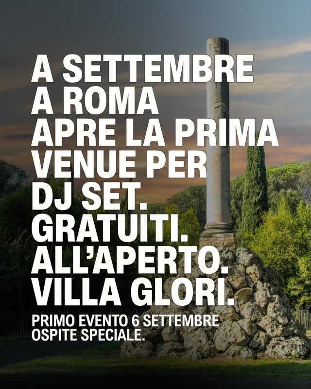 Roma torna a essere Caput Mundi, anche attraverso la musica.