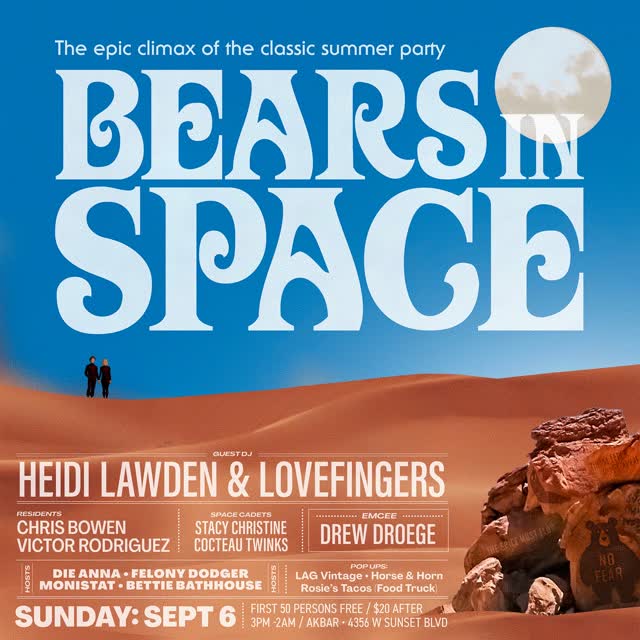 Labor Day Residents @heidilawden & @lovefingers at Akbar Silverlake
