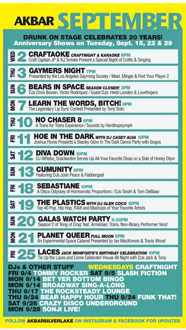 September Queer Events: Bears in Space, Hoe in the Dark, Sebastiane homoerotic disco