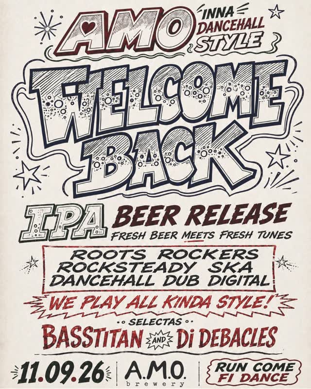Welcome Back IPA Launch Party with DJs Basstitan and Di Debacles