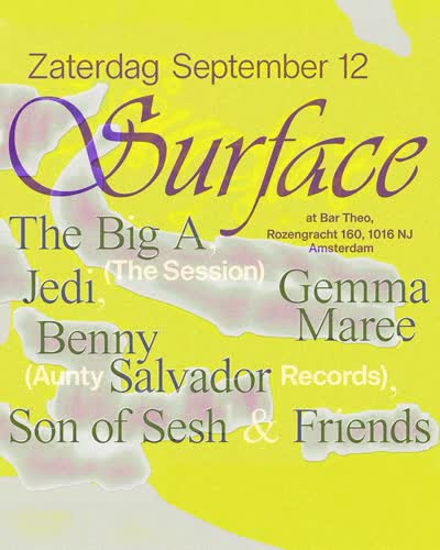 SURFACE at Bar Theo Amsterdam
