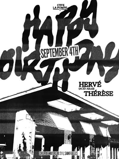 Anniversaire Party with DJ sets by @therese.druylans and @herve.carvalho (Acid Arab)