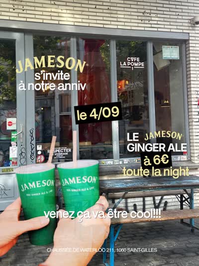 Fête d'anniv avec Jameson & Hervé Carvalho
