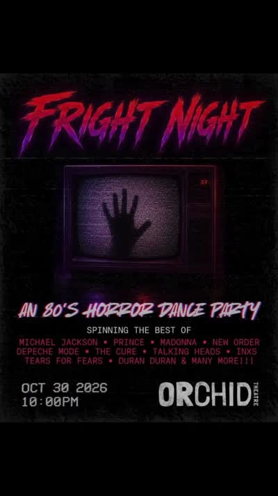 Fright Night: An 80's Horror Dance Party