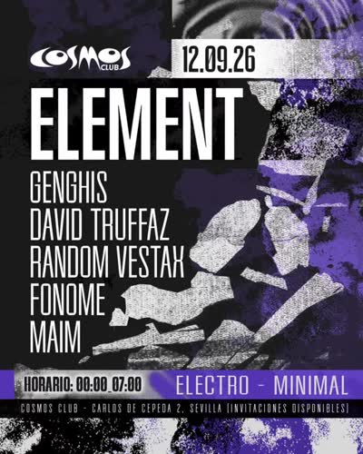 ELEMENT OPENING at COSMOS CLUB