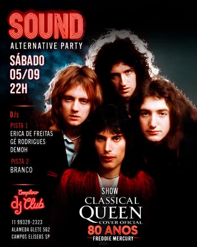 SÁBADO SOUND • SHOW: CLASSICAL QUEEN