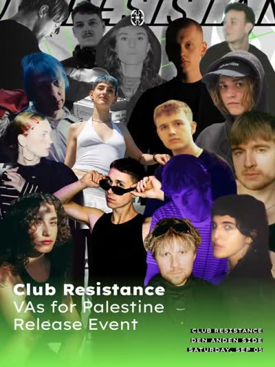 Club Resistance – VAs for Palestine, Release Event @ Den Anden Side