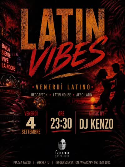LATIN VIBES - VENERDÌ LATINO