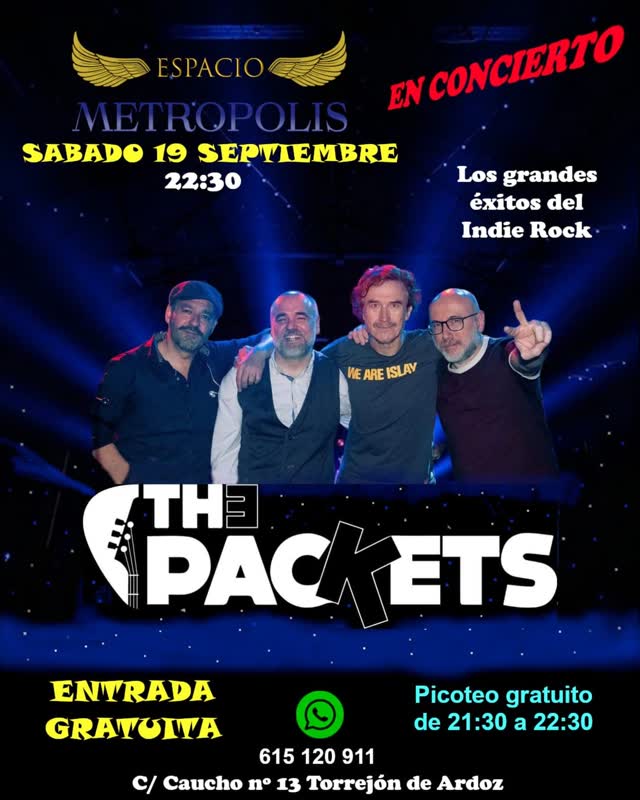 Primer concierto del curso escolar de Packet