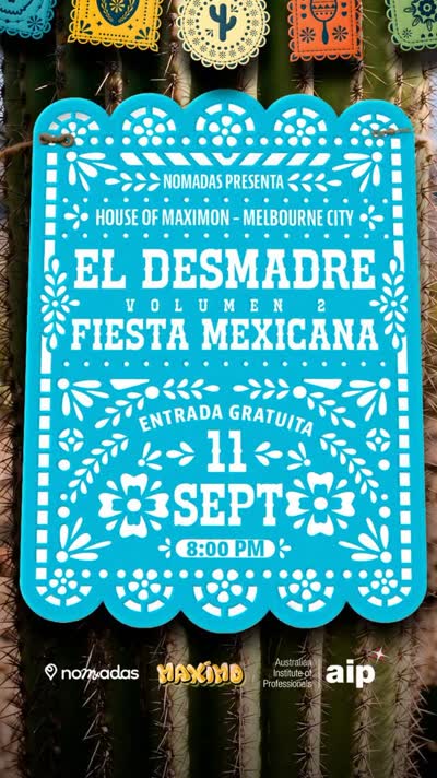 Fiesta Mexicana en Maximo el Viernes 11 Septiembre