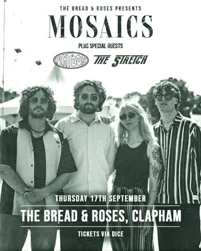 MOSAICS headline set at bread and roses