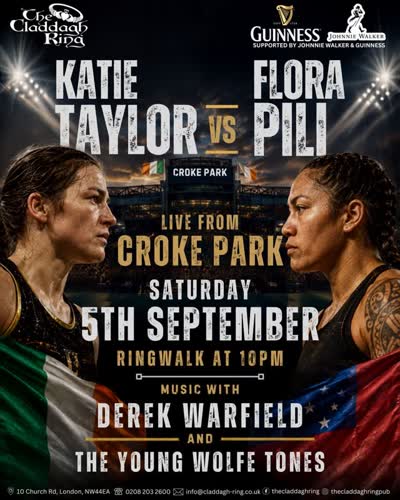 KATIE TAYLOR vs FLORA PILI - Boxing Night with Live Music and DJ