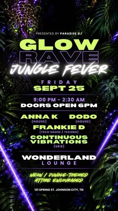 Glow Rave Chapter 6: JUNGLE FEVER