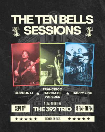 Jazz is coming to The Ten Bells! Introducing The 392 Trio
