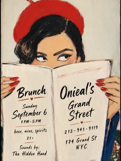 Sunday Brunch with sounds by Tha Hidden Hand