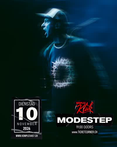 @modestep kommt am Dienstag, 10. November 2026 in Komplex Klub.