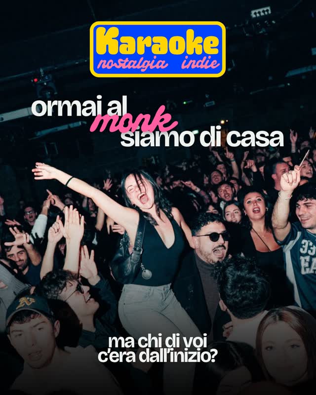 Tornare al @monkroma è un po’ come tornare a casa
