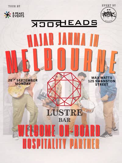 Rockheads — Hajar Janma Live in Melbourne