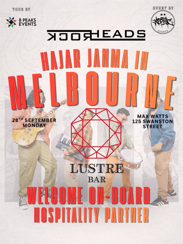 Rockheads — Hajar Janma Live in Melbourne