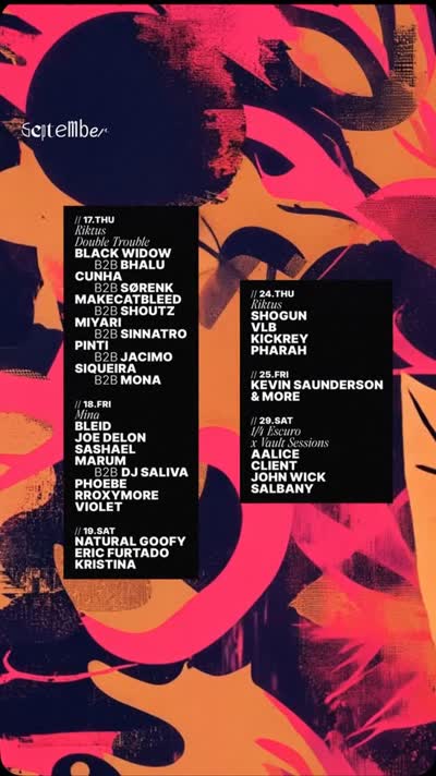 September Lineup
