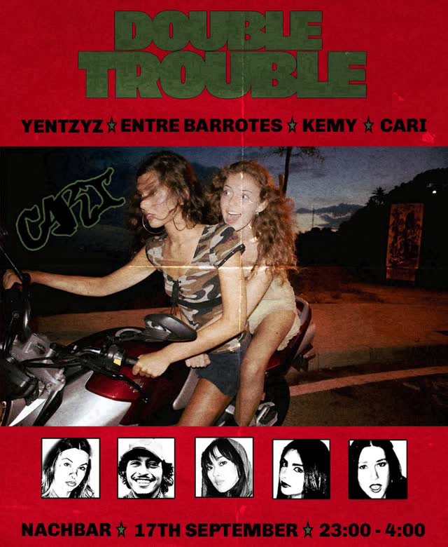 THURSDAY 17th SEPTEMBER. Double Trouble returns to @nachbar_169 with one mission: forget what you think you know about genres!