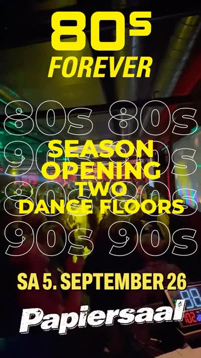 80s Forever / 90s Forever Season Opening