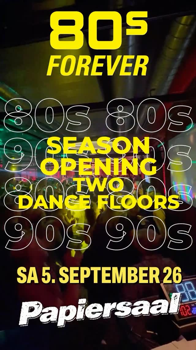 80s Forever / 90s Forever Season Opening