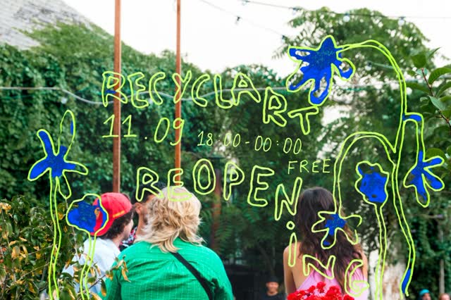 Recyclart Reopening w/ Vernissage « Saveur fleurs coupées » + Visite Fabrik Ateliers Rondleiding + Rendez-vous Créatifs + La Boîte à Chansons de Lutte + Patho’s Compagnie + Dj Wait & See + Food & Drinks
