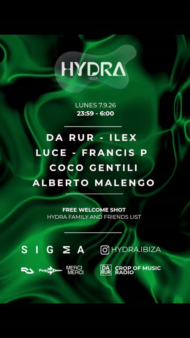 HYDRA IBIZA × SIGMA IBIZA