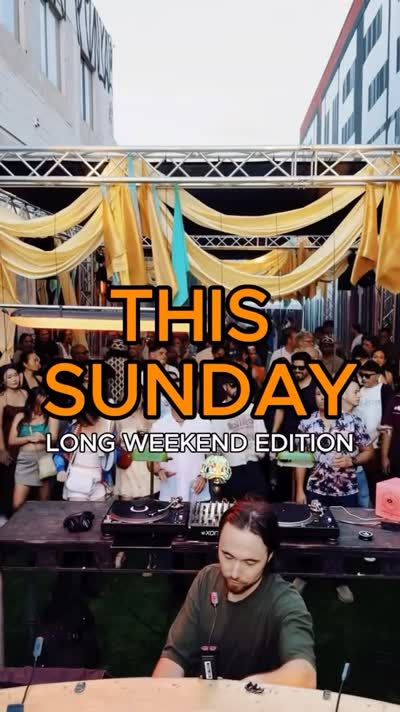 Long Weekend Alert 🚨 This Sunday! @sunday.sessions.la x @trommelmusic